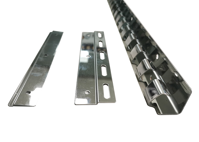 Stainless Steel Metal Stamping Parts PVC Strip Curtain Hanging Bracket